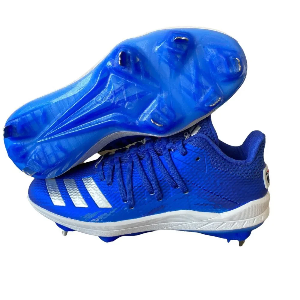 Adidas Adizero Afterburner 6 Speed Baseball Cleats Mens Size 7 Royal Blue G27656